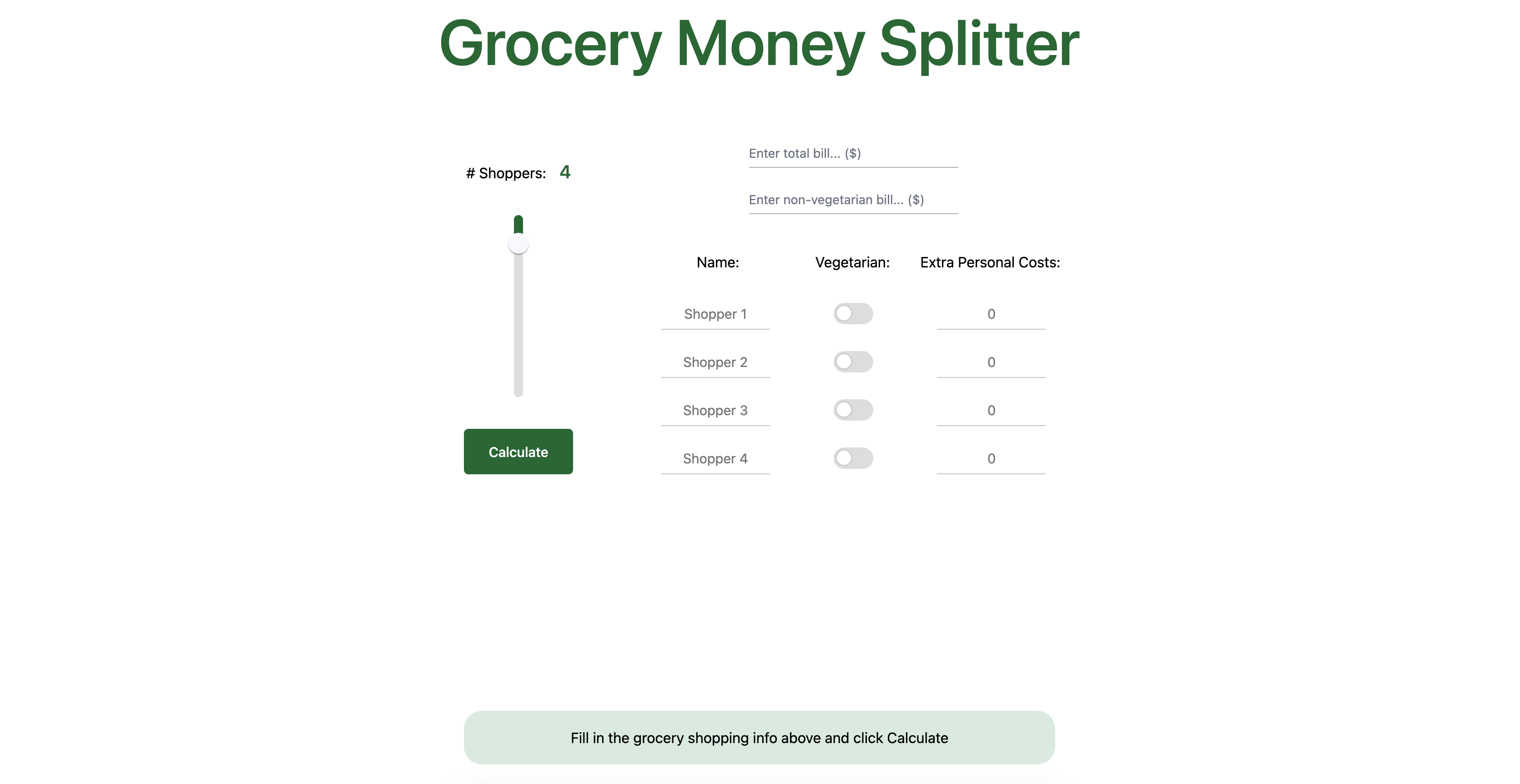 Groceries